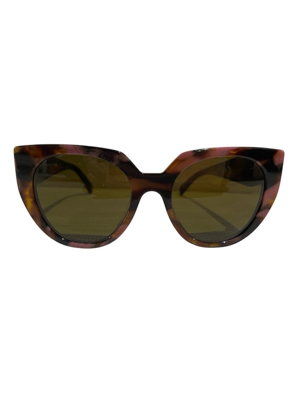 Prada PR 14WS Mauve Tortoise with Light Brown Lenses (23A60B) Women's Sunglasses